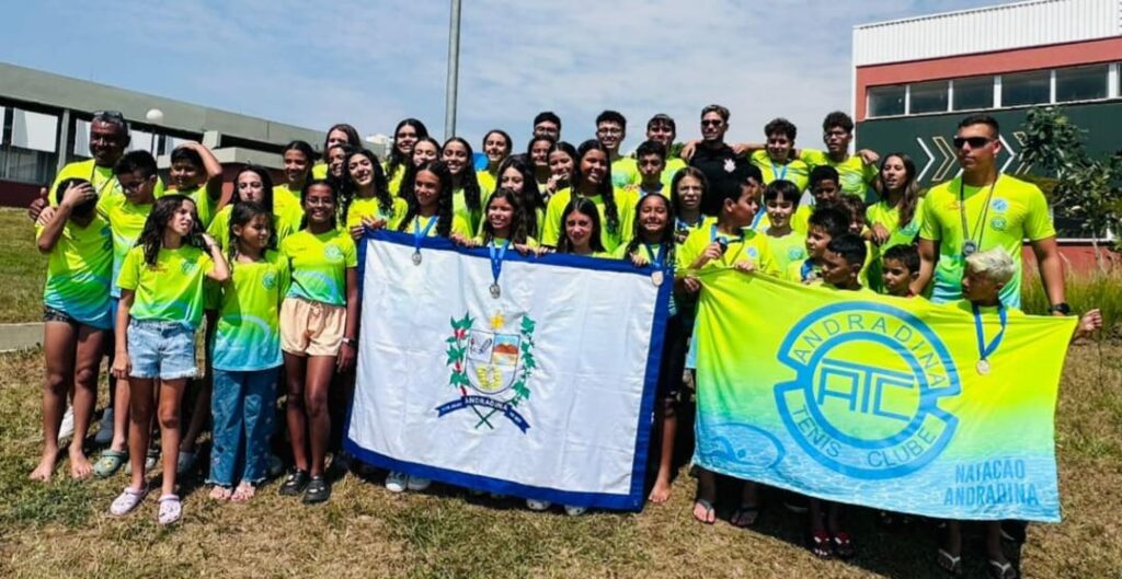 Natação Andradinense conquista 107 medalhas e 11 classificações no ranking brasileiro em Araçatuba