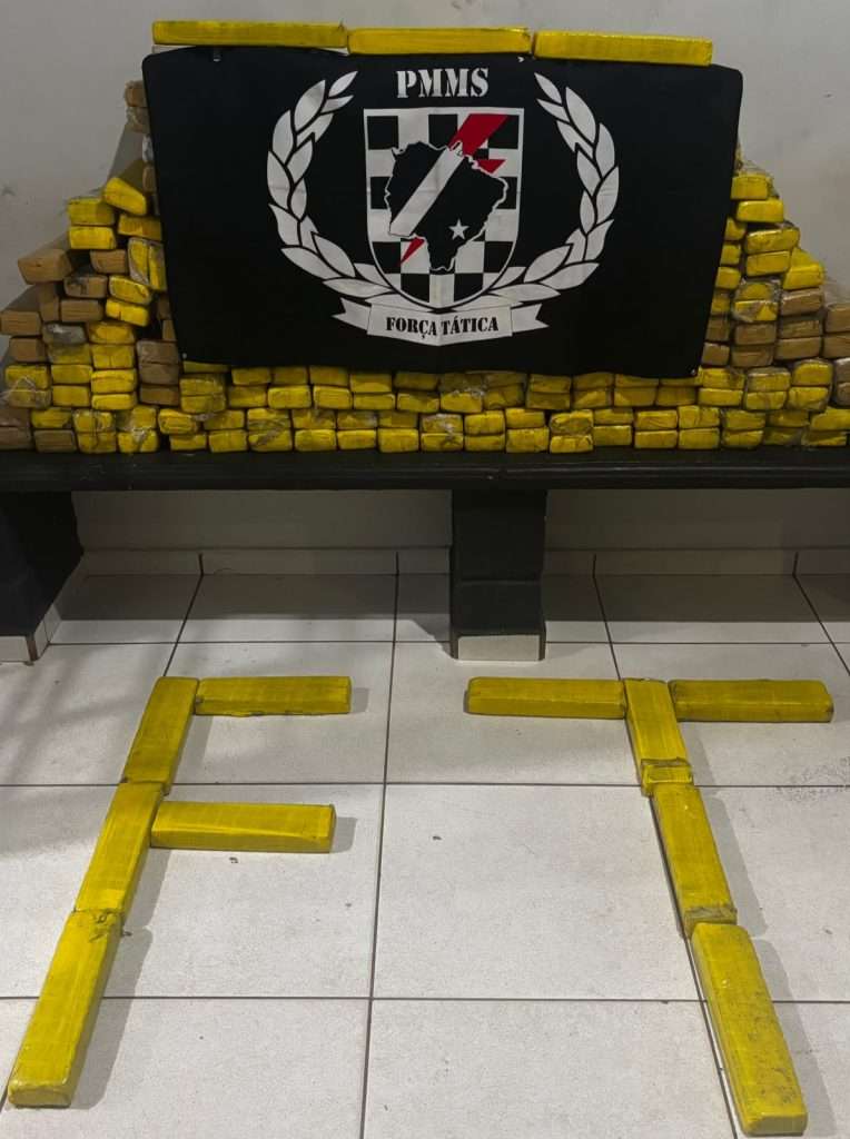 Polícia Militar apreende mais de 285 quilos de maconha e prende suspeito em Três Lagoas