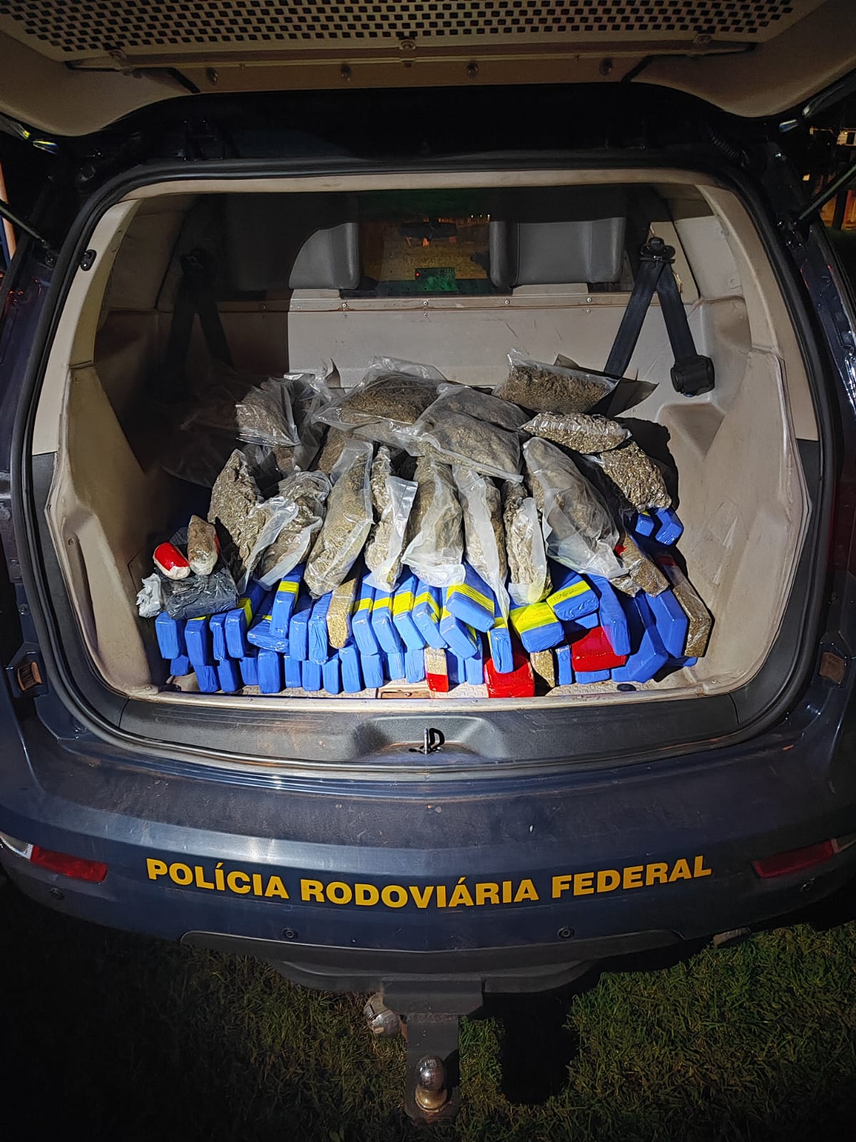 Polícia RF apreende droga em Três Lagoas