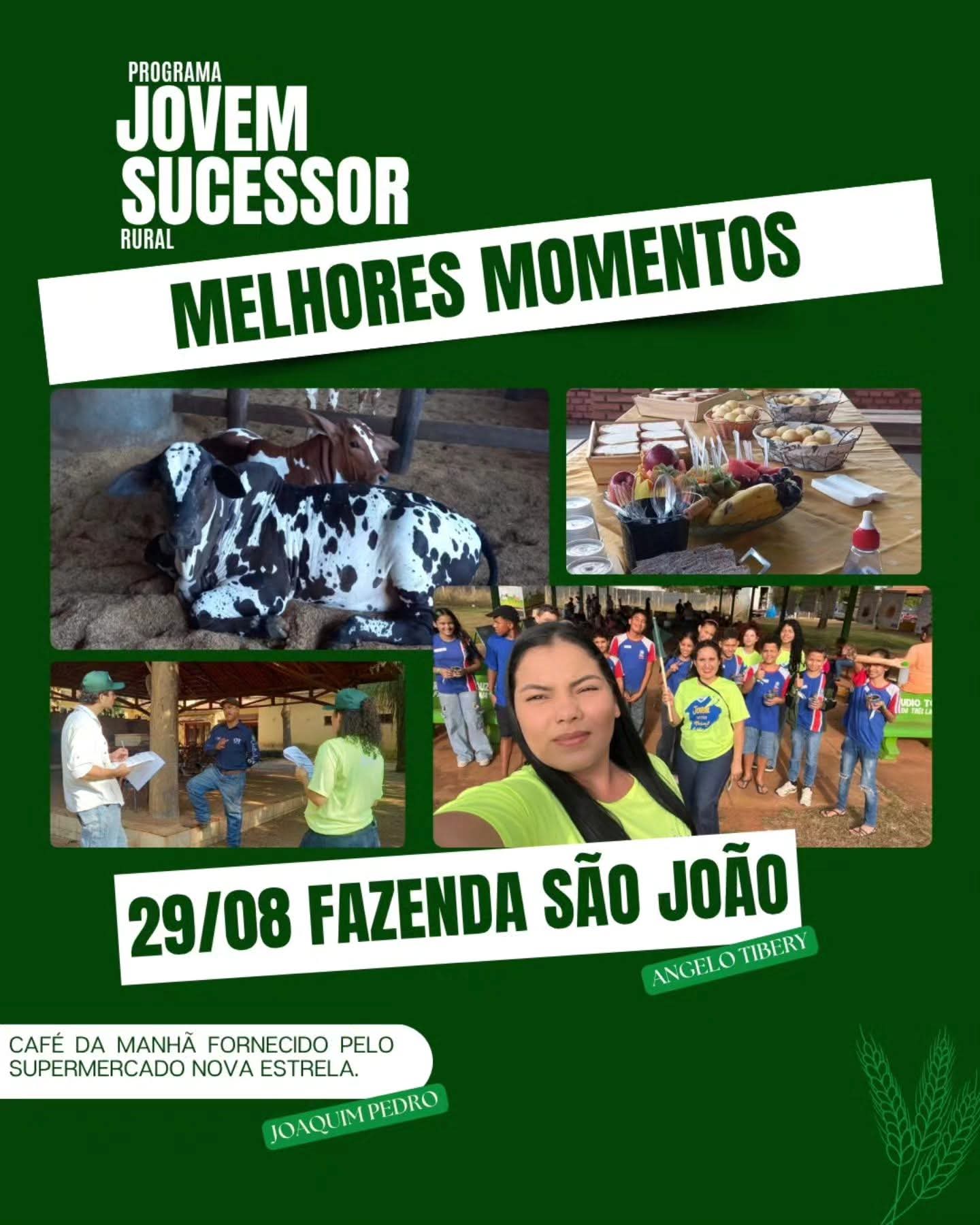 Jovem Sucessor Rural de Três Lagoas visita Fazenda São João 