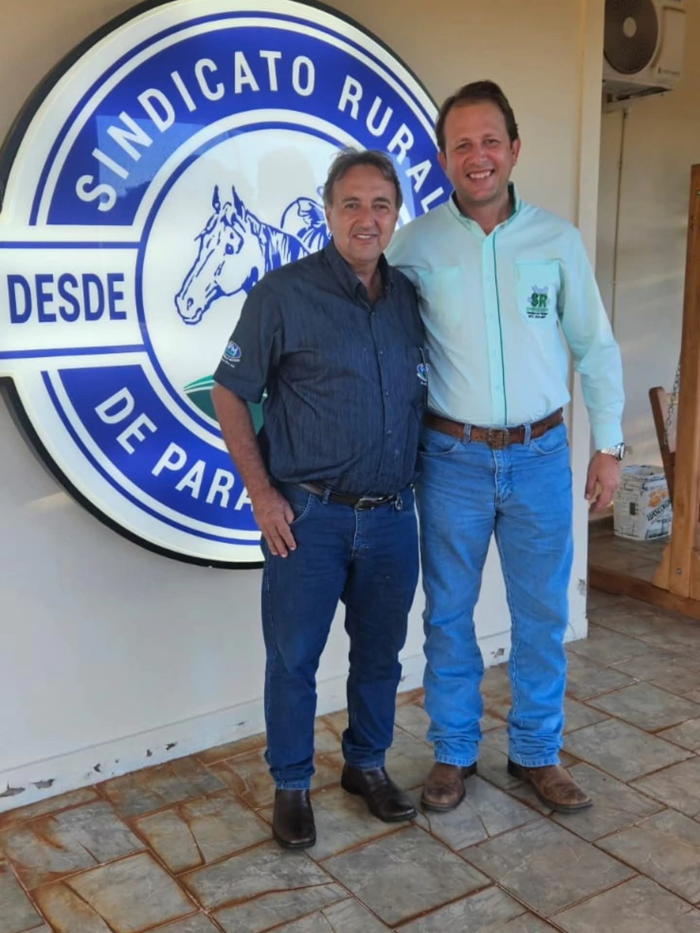 Presidente do Sindicato Rural de Três Lagoas visita Sindicato Rural de Paranaíba 