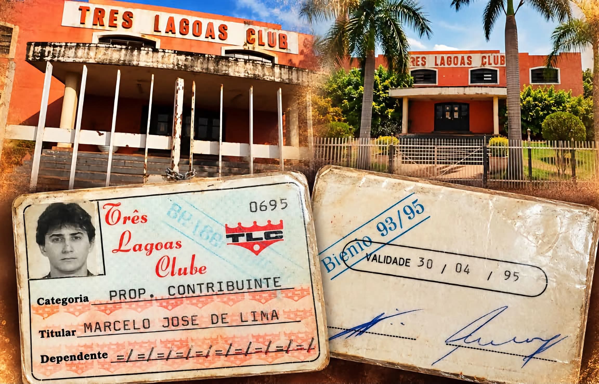 Carteirinha do antigo TLC mantém viva a lembrança dos tempos de ouro em Três Lagoas 
