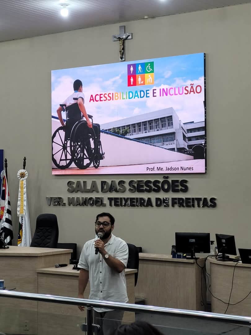 Câmara de Andradina promove workshop sobre acessibilidade e inclusão