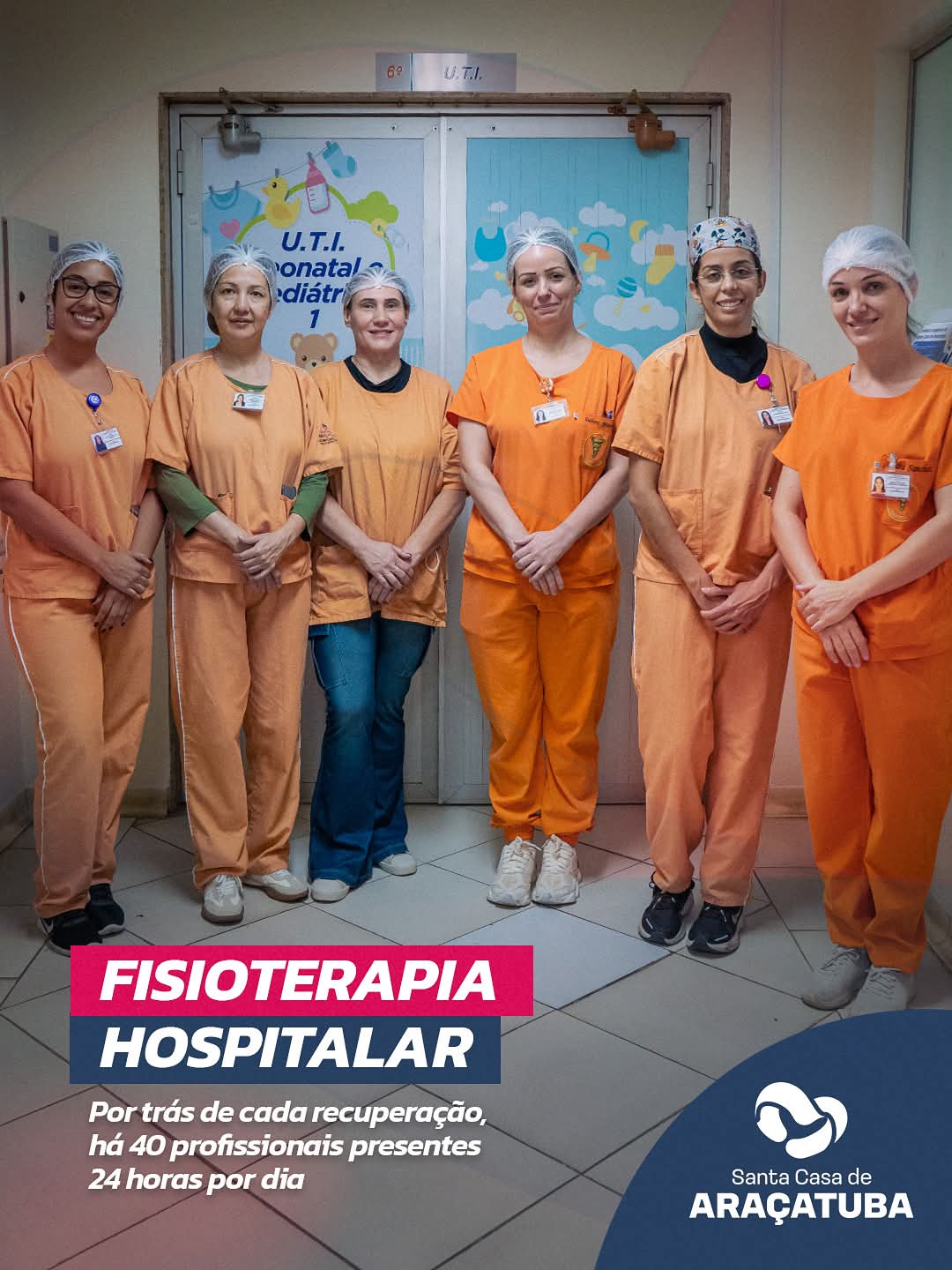 Serviço de Fisioterapia da Santa Casa de Araçatuba funciona por 24 horas 