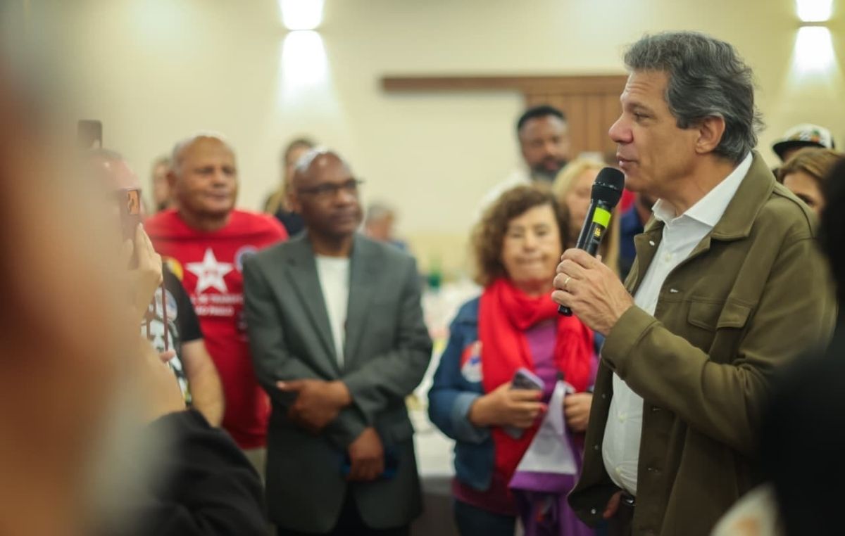 Haddad almoça em Campinas com lideranças políticas, sindicais e dos movimentos sociais