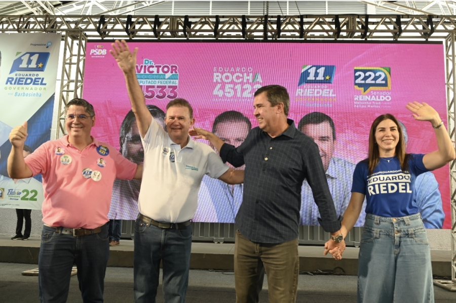 Mais de 2 mil pessoas marcam lançamento das campanhas de Eduardo Rocha e Vitor Rocha em Campo Grande
