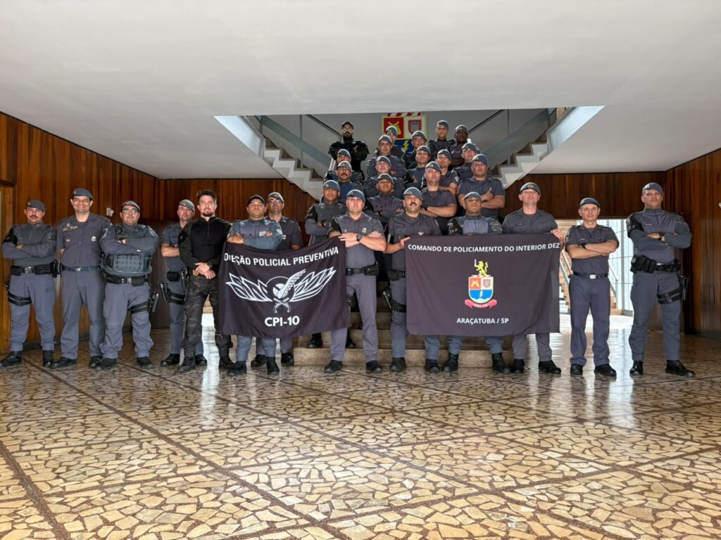 Policiais Militares 28º BPM/I de Andradina concluem curso de técnicas de direção policial preventiva em Araçatuba/SP