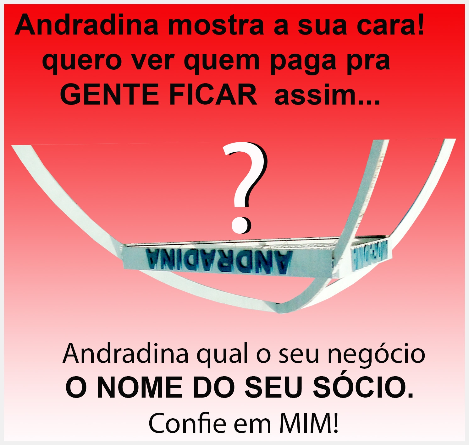 Para que construíram dois pontilhões em Andradina?
