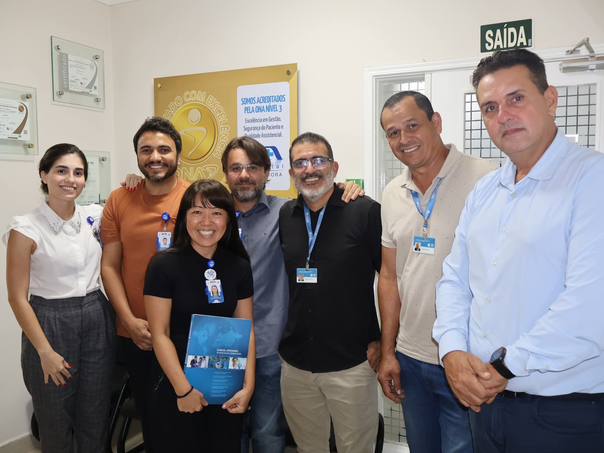 Hospital Auxiliadora de Três Lagoas recebeu visita da Comissão de Ligação dos Hospitais