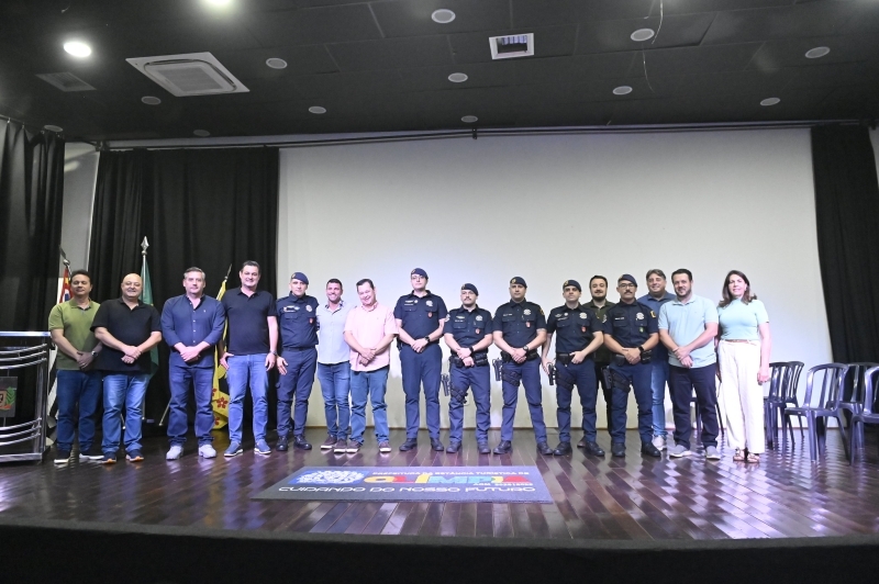 Cerimônia marca posse do novo Comando da GCM de Olímpia com anúncio da central de comando inteligente e reforço de ações de segurança