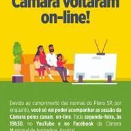 ON-LINE: Sessões da Câmara de Andradina retornam hoje às 19H30