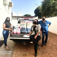 POLÍCIA CIVIL DOA CESTAS BÁSICAS AO ASILO DE ANDRADINA
