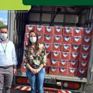 UNIMED DRACENA REPASSA AO FUNDO SOCIAL DE SOLIDARIEDADE LOCAL CERCA DE 2 MIL LITROS DE LEITE
