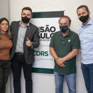 Secretário Itamar Borges visitou Casa Estadual da Agricultura de Andradina e foi recebido pelo vereador Hugo Zamboni e o prefeito Mário Celso