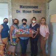 Maçonaria de Três Lagoas doa polvos de crochê para maternidade do Hospital Auxiliadora