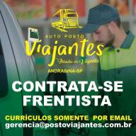 Auto Posto Viajantes de Andradina tem vaga de emprego