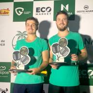 Andradinenses Pedro e Lucca Bentivoglio vencem torneio de Beach Tennis em Presidente Prudente