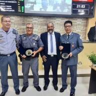 Policiais Militares recebem homenagem da Câmara de Pereira Barreto