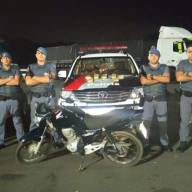 Força Tática de Andradina prende dois em flagrante com quase 5kg de drogas na SP 300 em Castilho