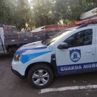 Guarda Municipal de Ilha Solteira prende homem em flagrante furtando barracão