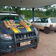 Polícia Rodoviária Federal apreende 55 kg de maconha em Três Lagoas
