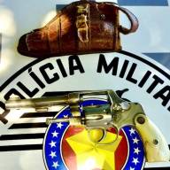 POLÍCIA MILITAR PRENDE HOMEM POR PORTE DE ARMA EM PEREIRA BARRETO