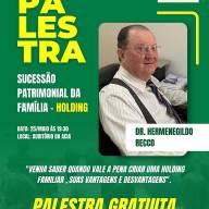 Nesta sexta à noite tem palestra na Associação Comercial e Industrial de Andradina