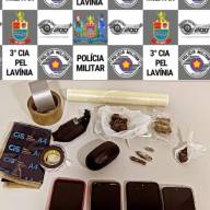 POLÍCIA MILITAR DE LAVÍNIA EM AÇÃO QUATRO MULHERES SÃO SURPREENDIDAS COM ENTORPECENTE, UMA FOI PRESA POR TRÁFICO