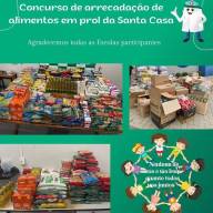 Foi um sucesso o concurso de arrecadação de alimentos para Santa Casa de Penápolis