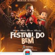 Festival do Bem em Penápolis: Rosa de Saron, Fernandinho, Eduardo Costa e Patrulha Canina