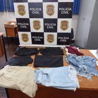 DIG RECUPERA ROUPAS FURTADAS DE UMA LOJA NO CENTRO COMERCIAL DE ANDRADINA