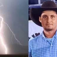 Em Água Clara peão de rodeio morre na zona rural ao ser atingido por raio quando usava celular conectado à tomada durante temporal