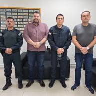 Presidente da Câmara e comandantes da PM discutem segurança pública em Três Lagoas
