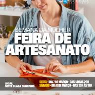Feira de Artesanato no Oeste Plaza Shopping Celebra a Semana da Mulher em Andradina