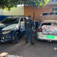 POLÍCIA MILITAR DE BRASILÂNDIA  APREENDE CONTRABANDO
