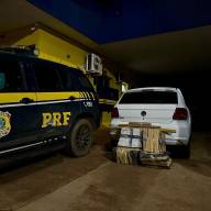 Polícia Rodoviária Federal de Três Lagoas apreende 95 Kg de maconha na rodovia federal BR 158