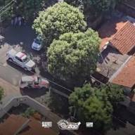 Helicóptero Águia 13 apoia prisão de criminoso em Araçatuba após fuga e acompanhamento aérea