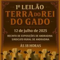 Sindicato Rural de Andradina promove o 1° Leilão Terra do Rei do Gado