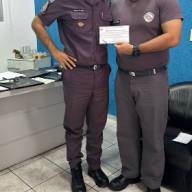 Comandante do 28º BPM/I de Andradina presta reconhecimento ao Major PM Valdomiro