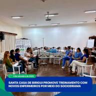 Santa Casa de Birigui promove treinamento com novos enfermeiros
