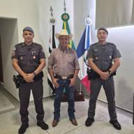 Polícia Militar apresenta novo comandante da 1ª Companhia do 28º BPM/I em visita a Nova Independência