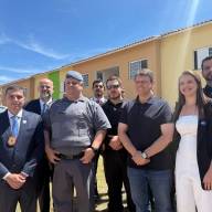 POLÍCIA CIVIL PARTICIPA DE RECEPÇÃO AO GOVERNADOR TARCÍSIO DE FREITAS EM PRESIDENTE VENCESLAU