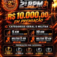 2º Batalhão de Polícia Militar de Três Lagoas Promove 5ª Corrida de Rua com R$ 10 Mil em Premiação