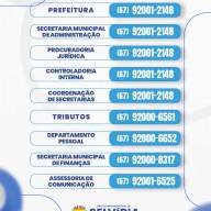 Agora ficou ainda mais fácil falar com a Prefeitura de Selvíria! 