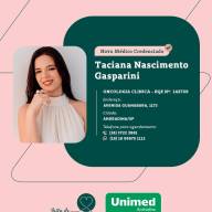 Doutora Taciana Nascimento Gasparini é credenciada pela Unimed Andadina para atendimento de Oncologia