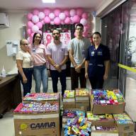 HOSPITAL AUXILIADORA DE TRÊS LAGOAS RECEBE DOAÇÃO DE 2.894 GELATINAS DA COMUNIDADE ESCOLAR